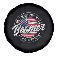Boomers Generation Spare Tire Cover Vintage The Man The Myth The Legend American Flag - Wonder Print Shop