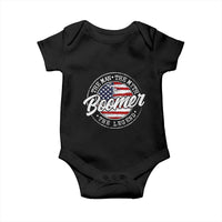 Boomers Generation Baby Onesie Vintage The Man The Myth The Legend American Flag - Wonder Print Shop