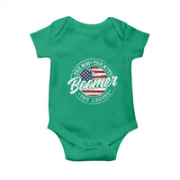 Boomers Generation Baby Onesie Vintage The Man The Myth The Legend American Flag - Wonder Print Shop