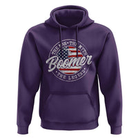 Boomers Generation Hoodie Vintage The Man The Myth The Legend American Flag - Wonder Print Shop