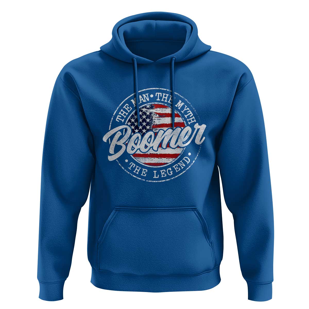 Boomers Generation Hoodie Vintage The Man The Myth The Legend American Flag - Wonder Print Shop