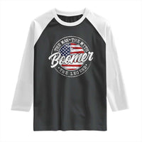 Boomers Generation Raglan Shirt Vintage The Man The Myth The Legend American Flag - Wonder Print Shop