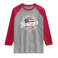 Boomers Generation Raglan Shirt Vintage The Man The Myth The Legend American Flag - Wonder Print Shop