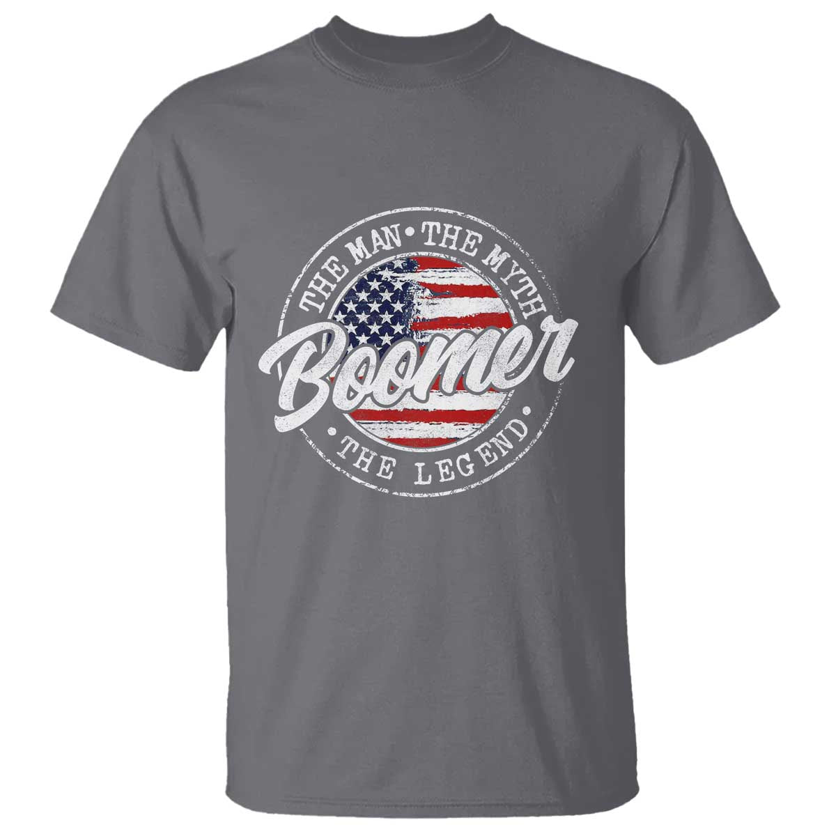 Boomers Generation T Shirt Vintage The Man The Myth The Legend American Flag - Wonder Print Shop