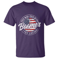 Boomers Generation T Shirt Vintage The Man The Myth The Legend American Flag - Wonder Print Shop