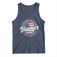Boomers Generation Tank Top Vintage The Man The Myth The Legend American Flag - Wonder Print Shop