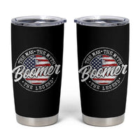 Boomers Generation Tumbler Cup Vintage The Man The Myth The Legend American Flag - Wonder Print Shop