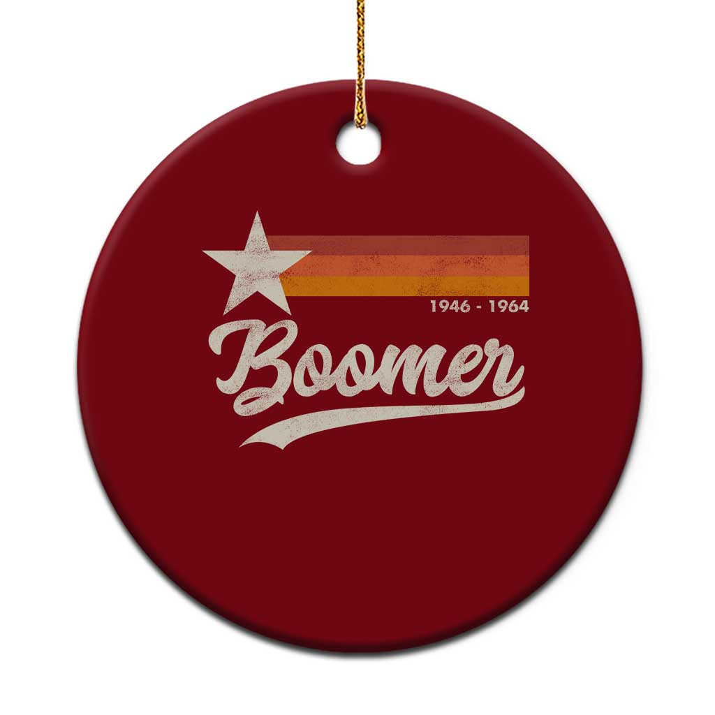 Boomers Generation Ceramic Ornament Vintage Retro Gift - Wonder Print Shop
