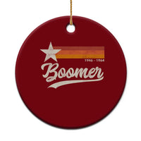 Boomers Generation Ceramic Ornament Vintage Retro Gift - Wonder Print Shop