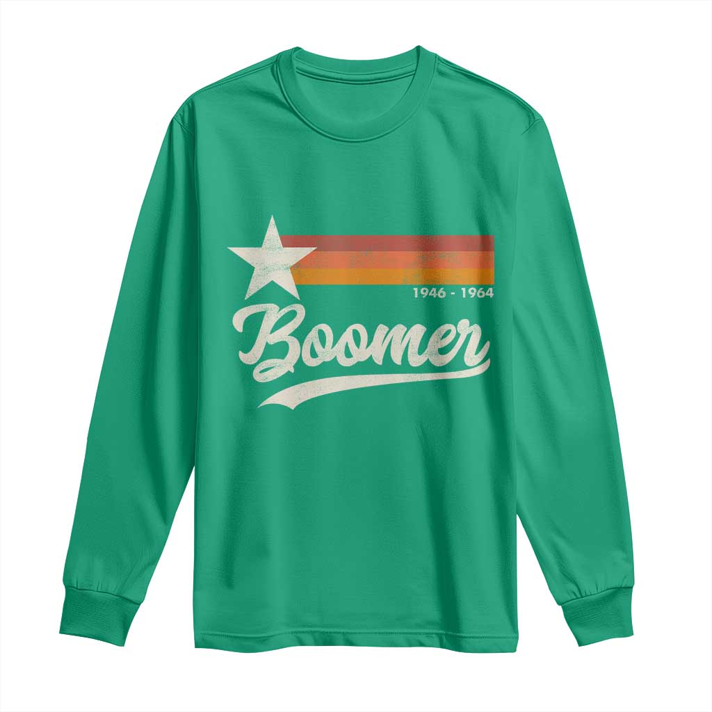 Boomers Generation Long Sleeve Shirt Vintage Retro Gift - Wonder Print Shop