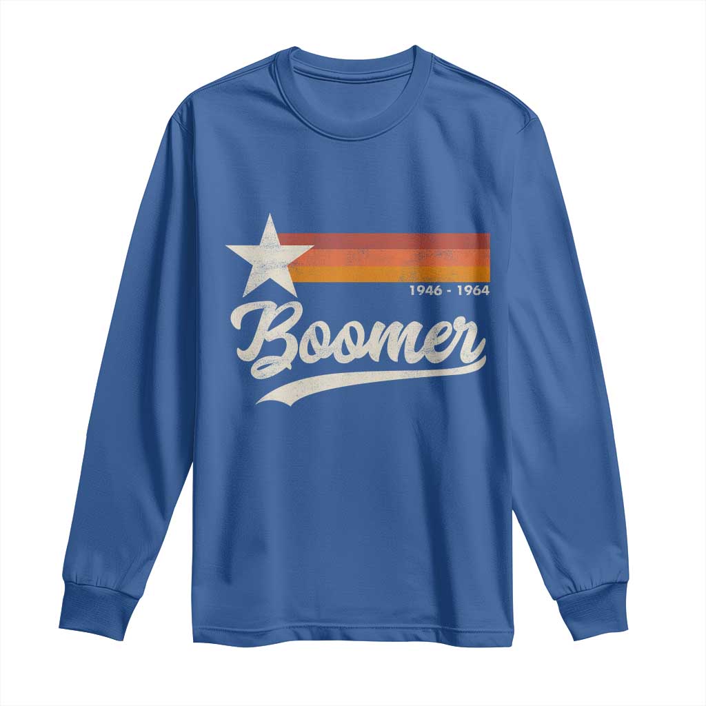 Boomers Generation Long Sleeve Shirt Vintage Retro Gift - Wonder Print Shop