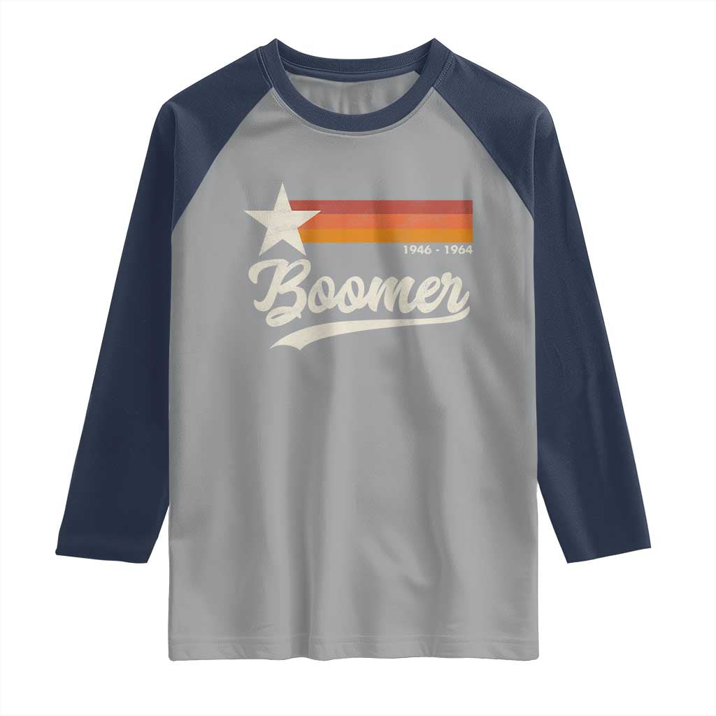 Boomers Generation Raglan Shirt Vintage Retro Gift - Wonder Print Shop