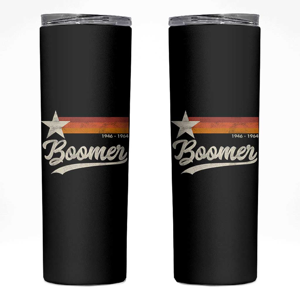 Boomers Generation Skinny Tumbler Vintage Retro Gift - Wonder Print Shop