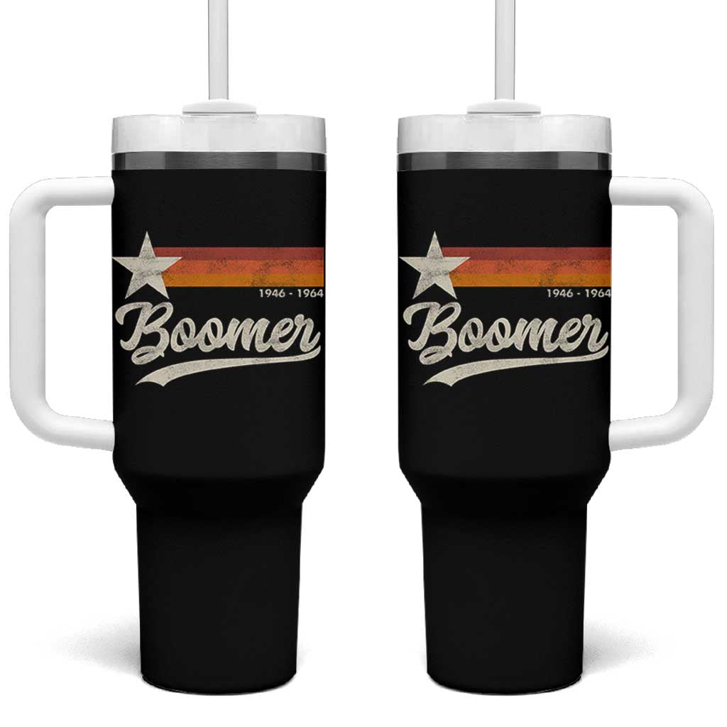 Boomers Generation Tumbler With Handle Vintage Retro Gift - Wonder Print Shop