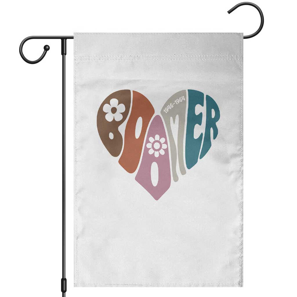 Boomers Generation Garden Flag Vintage 40s 50s 60s Hippe Peace Love Hippy - Wonder Print Shop