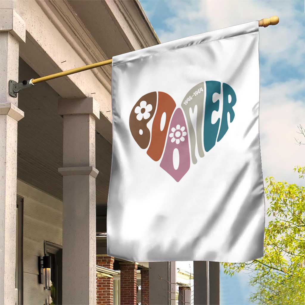 Boomers Generation Garden Flag Vintage 40s 50s 60s Hippe Peace Love Hippy - Wonder Print Shop