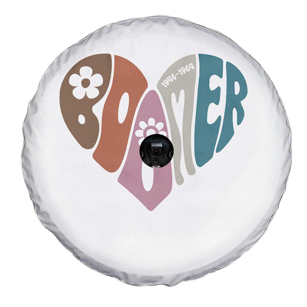 Boomers Generation Spare Tire Cover Vintage 40s 50s 60s Hippe Peace Love Hippy - Wonder Print Shop