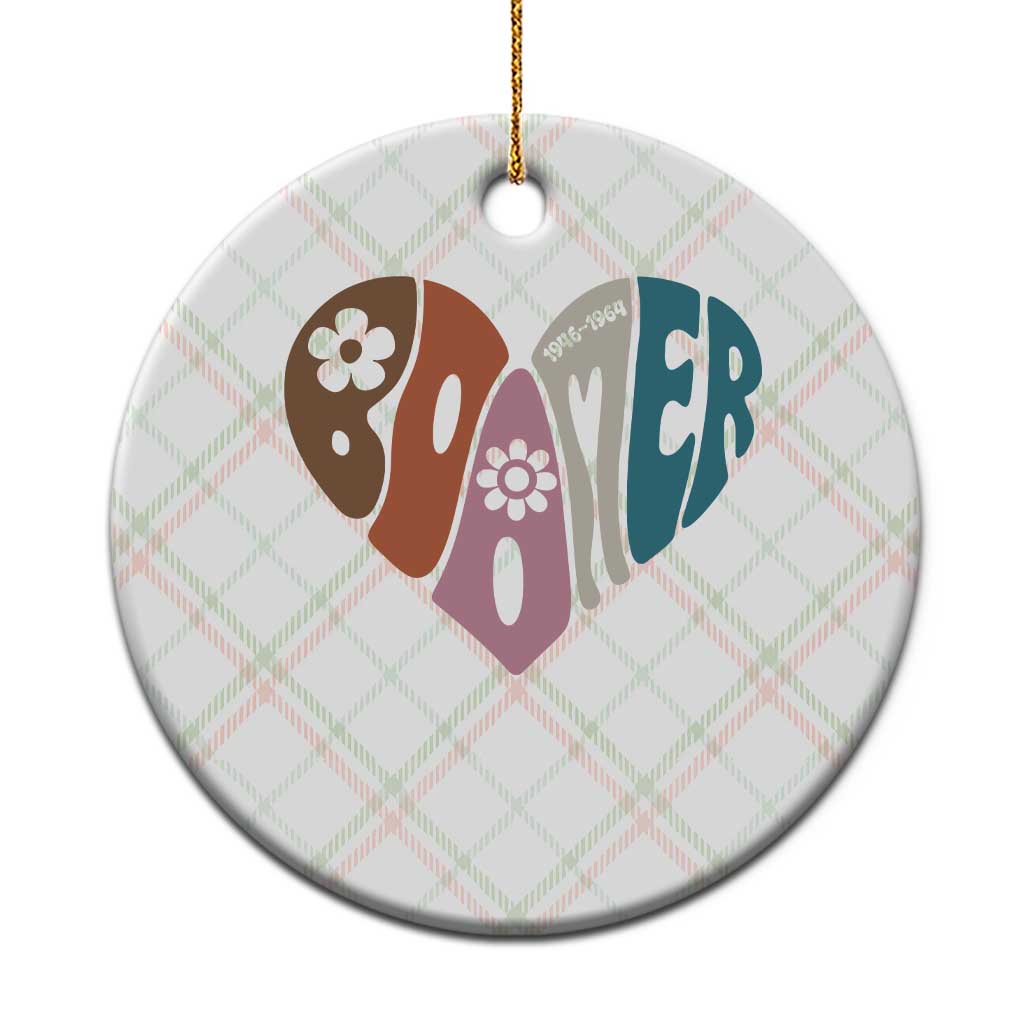 Boomers Generation Ceramic Ornament Vintage 40s 50s 60s Hippe Peace Love Hippy - Wonder Print Shop