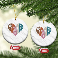 Boomers Generation Ceramic Ornament Vintage 40s 50s 60s Hippe Peace Love Hippy - Wonder Print Shop