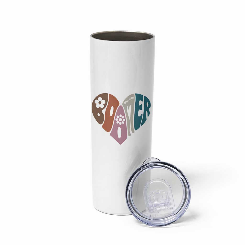 Boomers Generation Skinny Tumbler Vintage 40s 50s 60s Hippe Peace Love Hippy - Wonder Print Shop