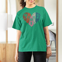 Boomers Generation T Shirt For Women Vintage 40s 50s 60s Hippe Peace Love Hippy - Wonder Print Shop