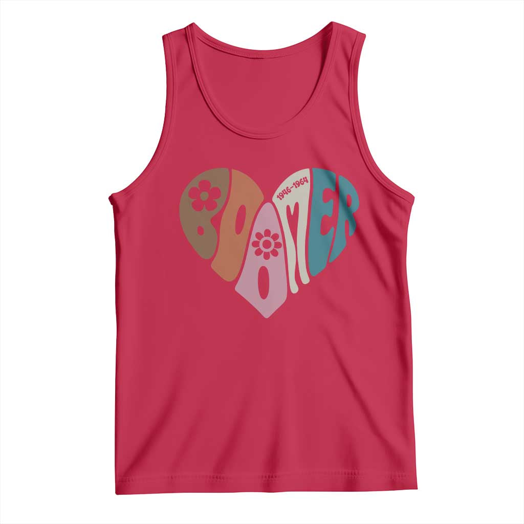 Boomers Generation Tank Top Vintage 40s 50s 60s Hippe Peace Love Hippy - Wonder Print Shop