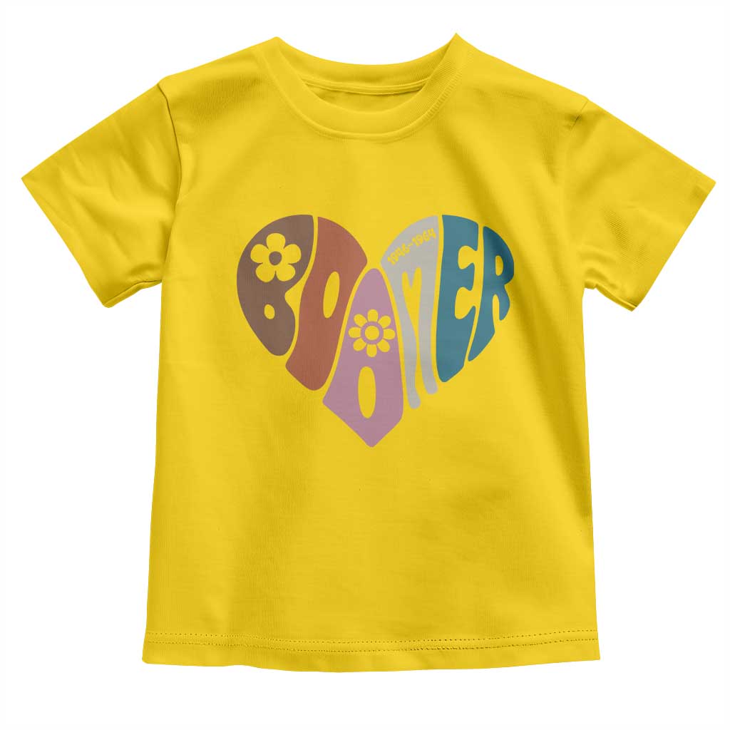 Boomers Generation Toddler T Shirt Vintage 40s 50s 60s Hippe Peace Love Hippy - Wonder Print Shop