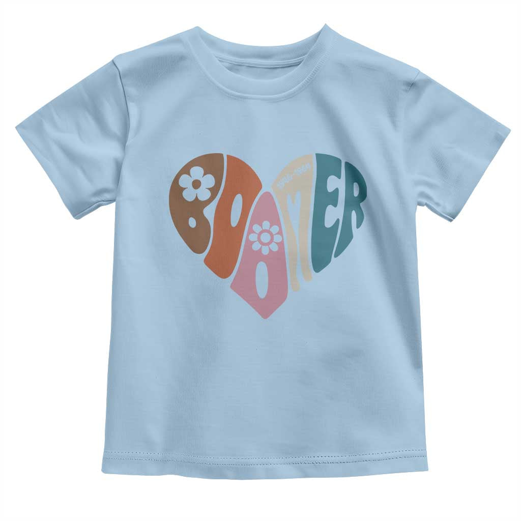 Boomers Generation Toddler T Shirt Vintage 40s 50s 60s Hippe Peace Love Hippy - Wonder Print Shop