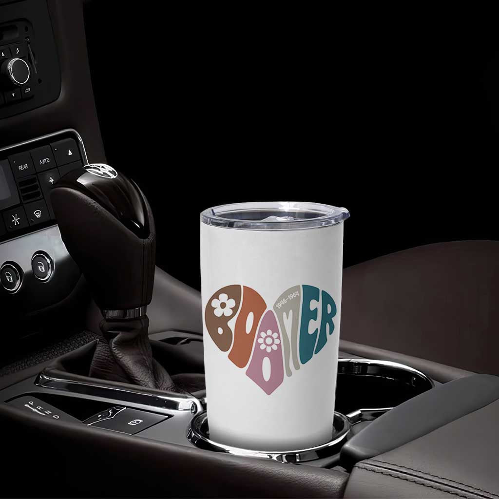 Boomers Generation Tumbler Cup Vintage 40s 50s 60s Hippe Peace Love Hippy - Wonder Print Shop