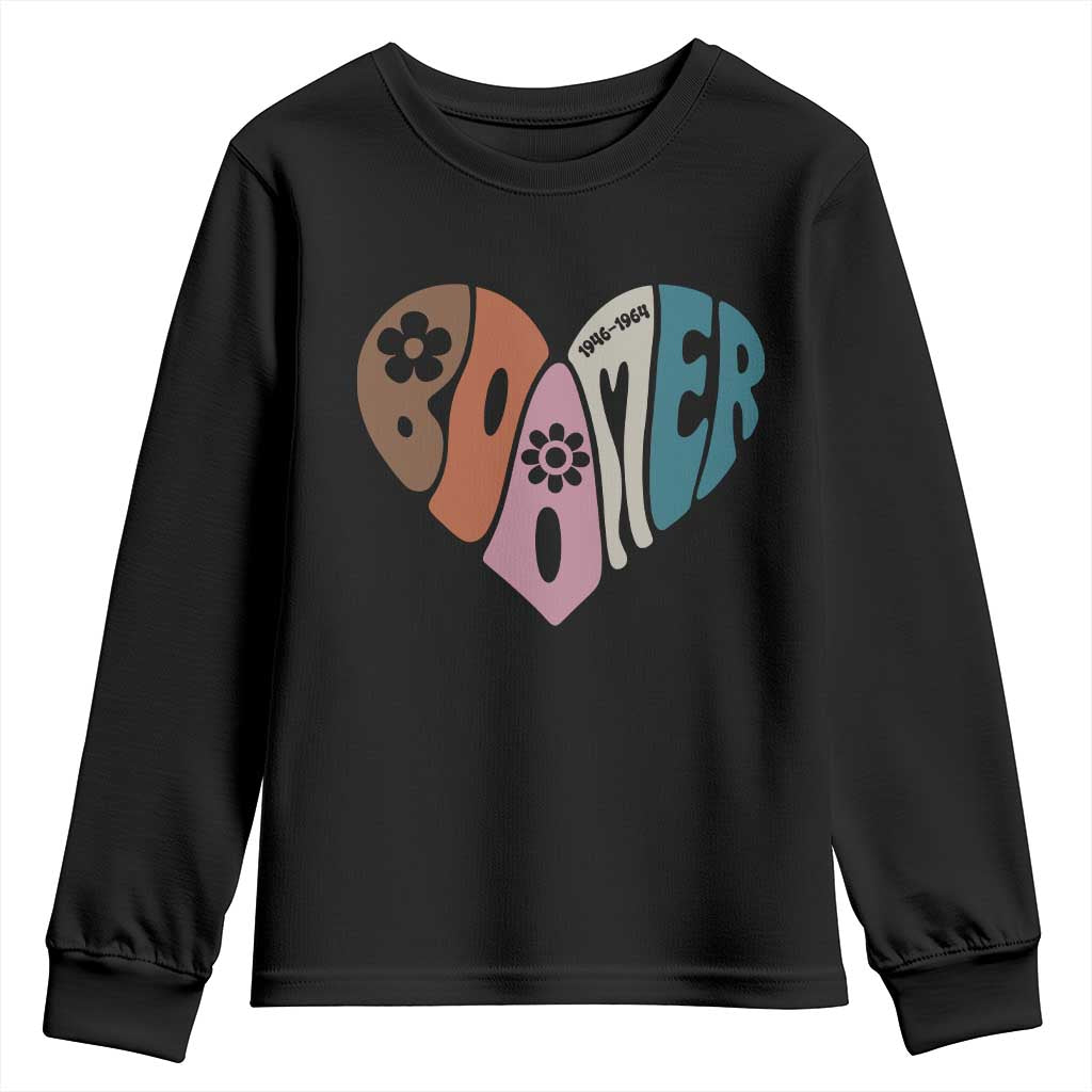 Boomers Generation Youth Sweatshirt Vintage 40s 50s 60s Hippe Peace Love Hippy - Wonder Print Shop