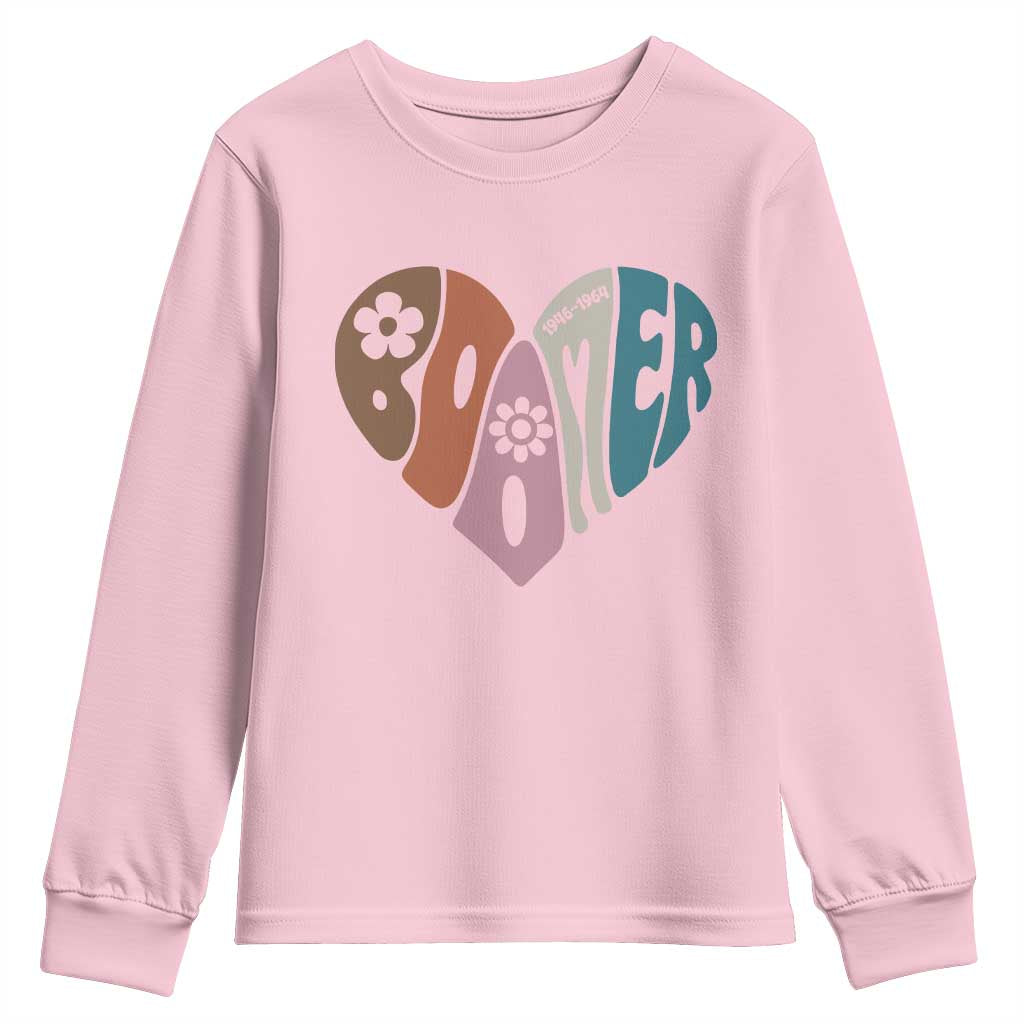 Boomers Generation Youth Sweatshirt Vintage 40s 50s 60s Hippe Peace Love Hippy - Wonder Print Shop