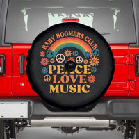 Baby Boomers Generation Spare Tire Cover Peace Love Music 60s Hippe - Wonder Print Shop