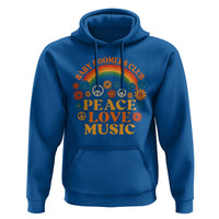 Baby Boomers Generation Hoodie Peace Love Music 60s Hippe - Wonder Print Shop