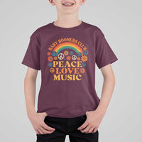 Baby Boomers Generation T Shirt For Kid Peace Love Music 60s Hippe - undefined