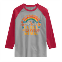 Baby Boomers Generation Raglan Shirt Peace Love Music 60s Hippe - Wonder Print Shop