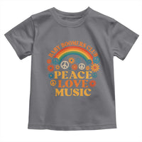 Baby Boomers Generation Toddler T Shirt Peace Love Music 60s Hippe - Wonder Print Shop