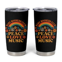 Baby Boomers Generation Tumbler Cup Peace Love Music 60s Hippe - Wonder Print Shop