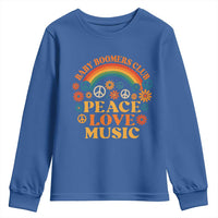 Baby Boomers Generation Youth Sweatshirt Peace Love Music 60s Hippe - Wonder Print Shop