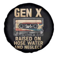 Gen X Spare Tire Cover Vintage Cassette Tape Raised On Hose Water And Neglect Nostalgia - Wonder Print Shop