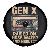 Gen X Spare Tire Cover Vintage Cassette Tape Raised On Hose Water And Neglect Nostalgia - Wonder Print Shop
