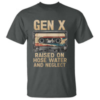Gen X T Shirt Vintage Cassette Tape Raised On Hose Water And Neglect Nostalgia - Wonder Print Shop