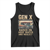 Gen X Tank Top Vintage Cassette Tape Raised On Hose Water And Neglect Nostalgia - Wonder Print Shop