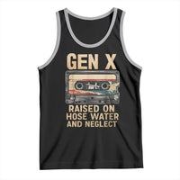 Gen X Tank Top Vintage Cassette Tape Raised On Hose Water And Neglect Nostalgia - Wonder Print Shop