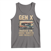 Gen X Tank Top Vintage Cassette Tape Raised On Hose Water And Neglect Nostalgia - Wonder Print Shop