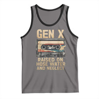 Gen X Tank Top Vintage Cassette Tape Raised On Hose Water And Neglect Nostalgia - Wonder Print Shop