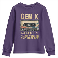 Gen X Youth Sweatshirt Vintage Cassette Tape Raised On Hose Water And Neglect Nostalgia - undefined