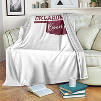 Oklahoma Boomer Throw Blanket - Wonder Print Shop