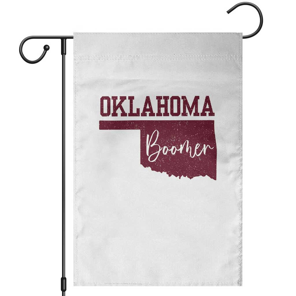 Oklahoma Boomer Garden Flag - Wonder Print Shop