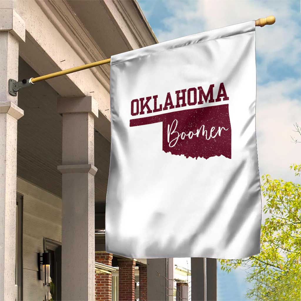 Oklahoma Boomer Garden Flag - Wonder Print Shop