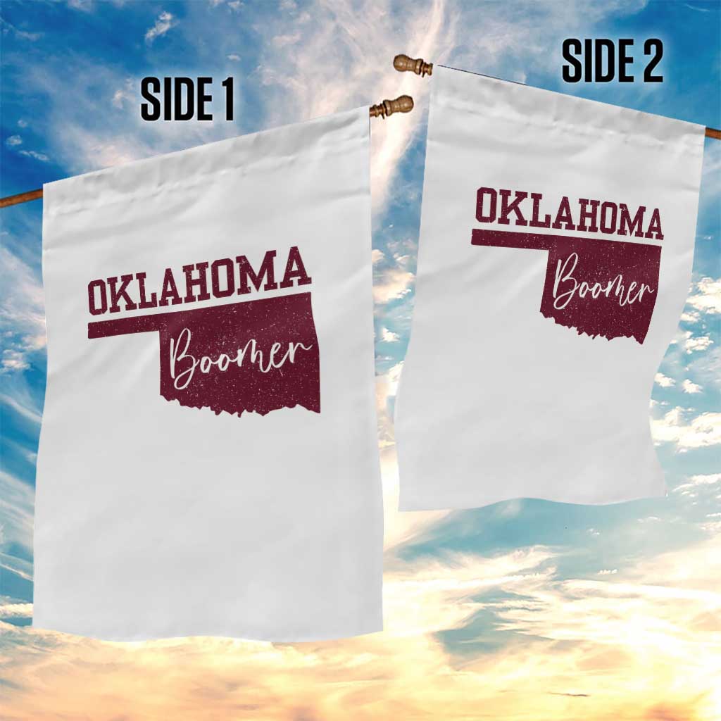 Oklahoma Boomer Garden Flag - Wonder Print Shop